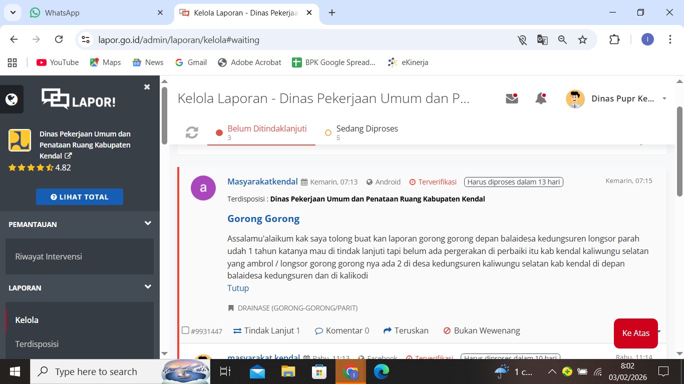 Lampiran laporan